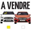 lettres adhésives pour véhicule "à vendre" par mapubauto.com