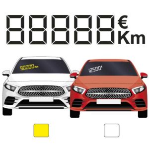 chiffres digitaux pour véhicule par mapubauto.com