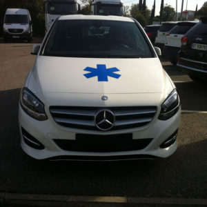 Marquage pour ambulance par mapubauto.com