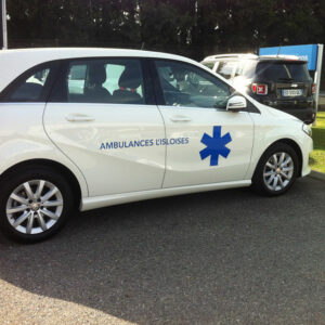 Marquage pour ambulance par mapubauto.com