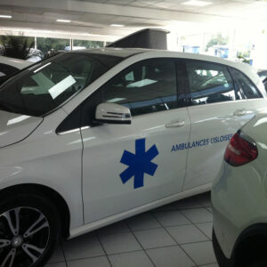 Marquage pour ambulance par mapubauto.com
