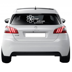 adhésif lunette arrière avec logo mapubauto.com