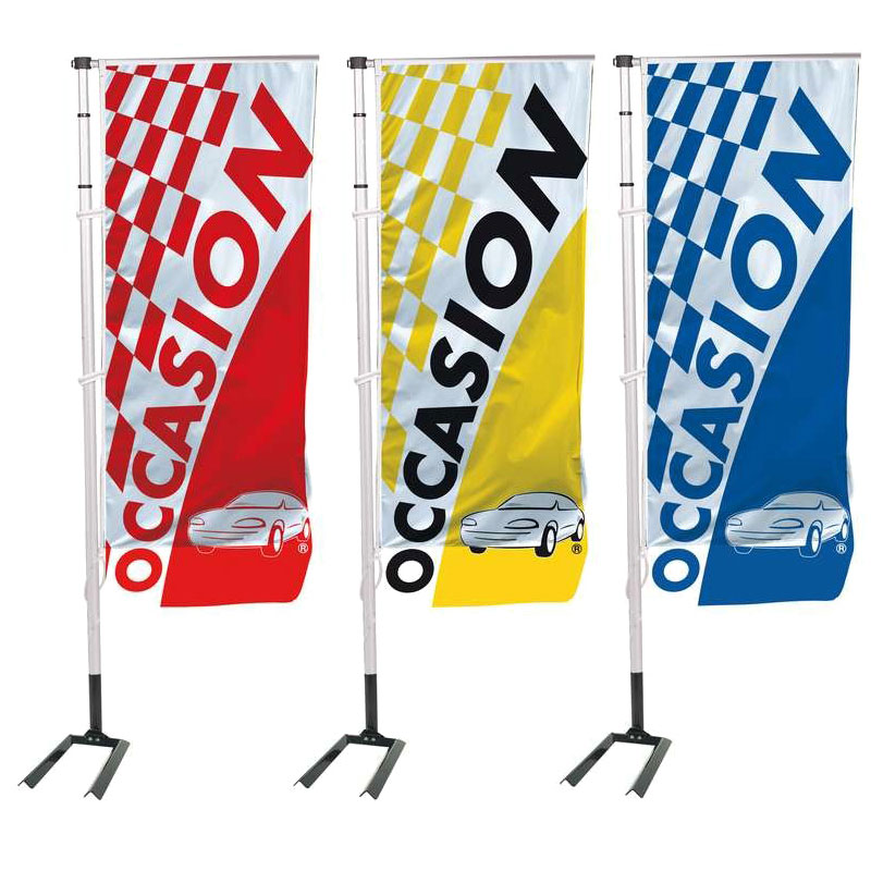 Kit drapeau occasion + pied autocal mapubauto.com