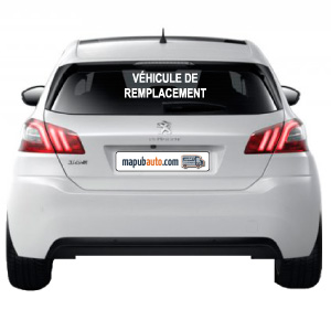 Adhésif véhicule de remplacement pour lunette arrière, réalisation mapubauto.com